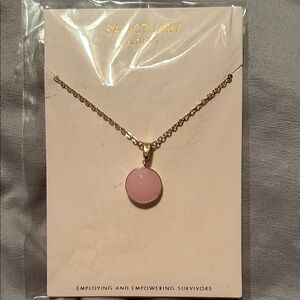 Sanctuary Pink Pendant Necklace
